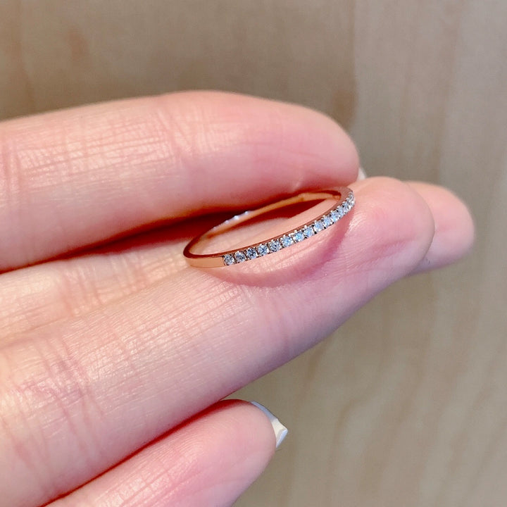 Ultra-Thin Drill Little Finger Ring