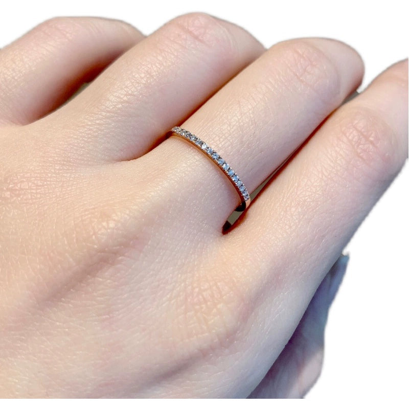 Ultra-Thin Drill Little Finger Ring