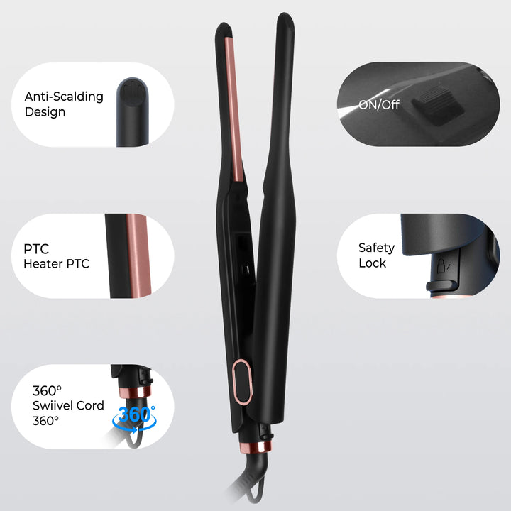 Zoretu™ 2 in 1 Mini Hair Straightener