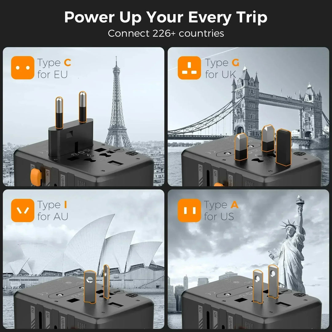 Zoretu™  Universal Travel Charger.